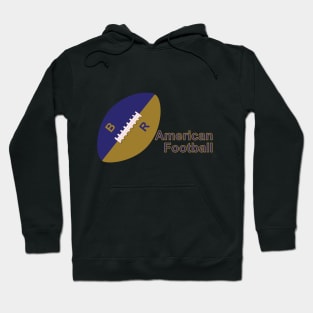 American football ball with text Hoodie